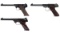Three High Standard Semi-Automatic Pistols