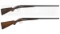 Two Parker Brothers Double Barrel Shotguns