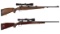 Two Scoped Bolt Action Sporting Rifles