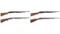 Four Slide Action Rifles