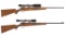 Two Scoped Sako Riihimaki Bolt Action Rifles