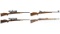 Three Bolt Action Sporting Rifles