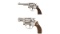 Two Smith & Wesson Double Action Revolvers
