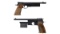 Two Beretta Semi-Automatic Target Pistols