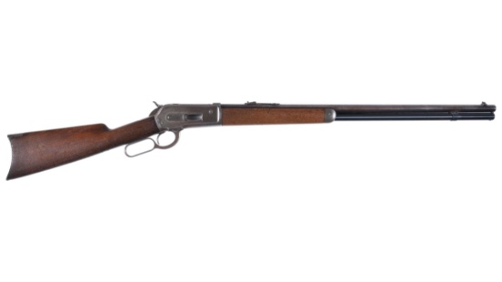 Antique Winchester Model 1886 Rifle with Casehardened Receiver
