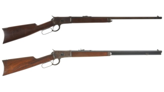 Two Winchester Model 1892 Lever Action Rifles