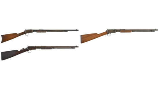 Three Winchester Slide Action Rifles