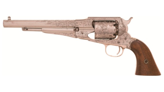 J.H. Murphy Signed Engraved Remington New Model Army Revolver