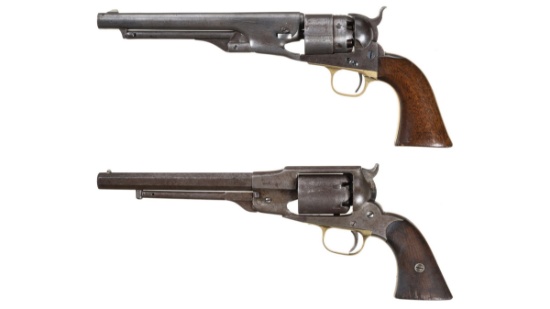 Two Antique American Percussion Revolvers