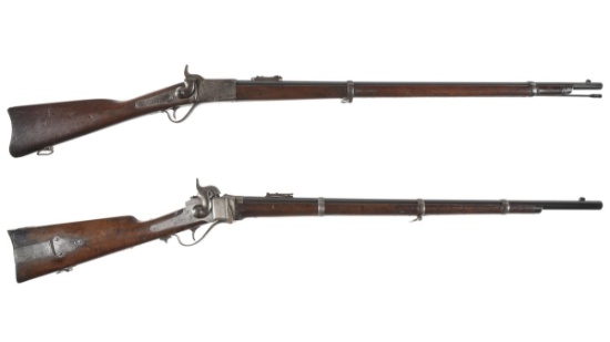 Two Antique American Breech Loading Rifles