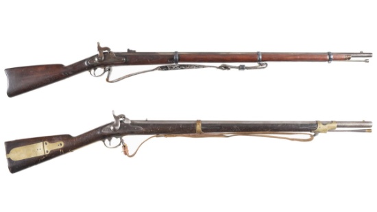 Two U.S. Percussion Rifles