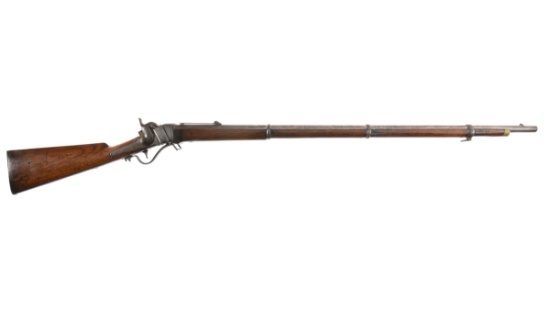 Slant Breech Sharps Style Breech Loading Military Rifle