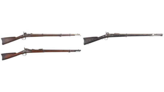 Three Antique U.S. Military Rifles
