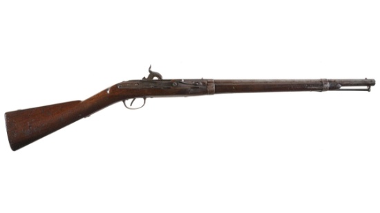 Rifled U.S. Simeon North Model 1843 Side Lever Hall Carbine