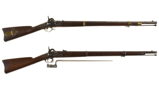 Two U.S. Military Percussion Long Guns