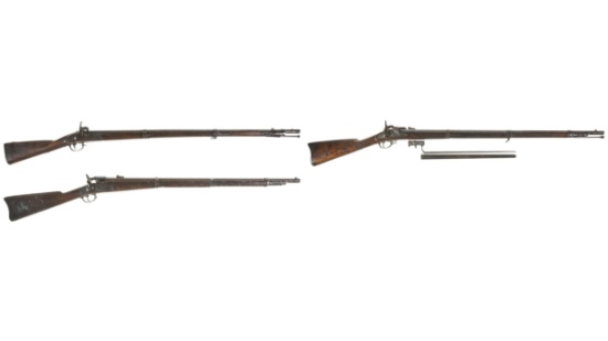 Three Antique U.S. Longarms