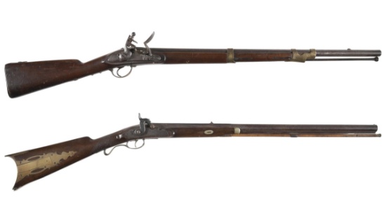 Two Muzzle Loading Long Guns