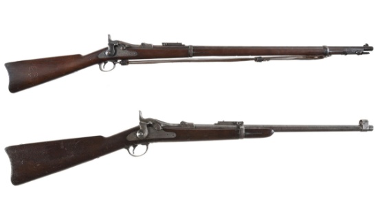 Two U.S. Springfield Trapdoor Longarms