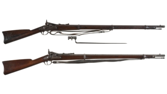 Two U.S. Springfield Trapdoor Conversion Rifles
