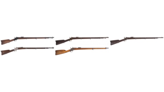 Five Rolling Block Military Rifles