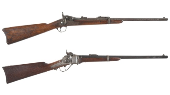 Two Antique U.S. Saddle Ring Carbines