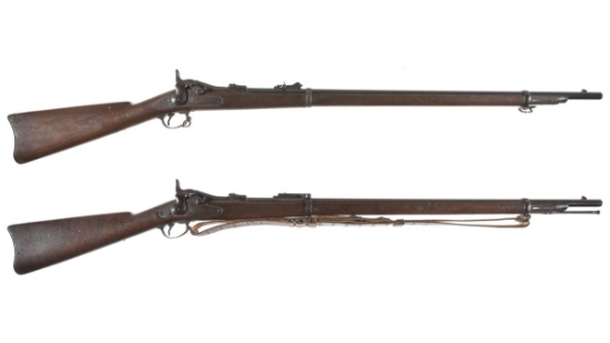 Two U.S. Springfield Trapdoor Rifles