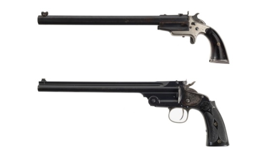 Two American Single Shot Pistols