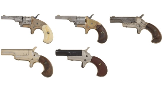Five Colt Pocket Handguns