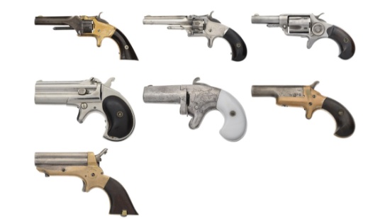 Seven American Pocket Handguns
