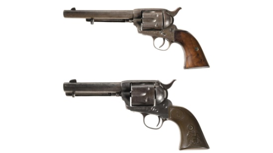 Two Antique Colt Single Action Revolvers