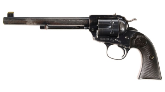 Colt Bisley Flattop Target Model Revolver with Factory Letter