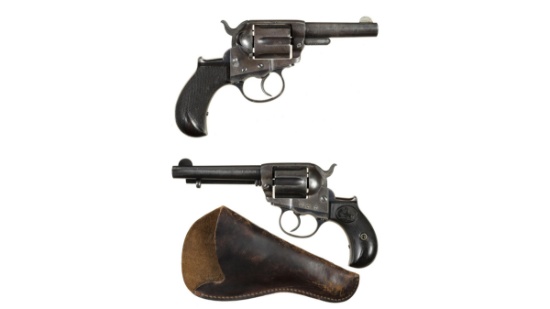 Two Colt Model 1877 Double Action Revolvers
