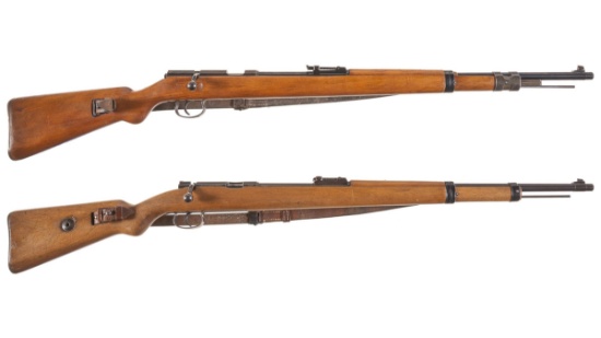 Two German Single Shot Training Rifles