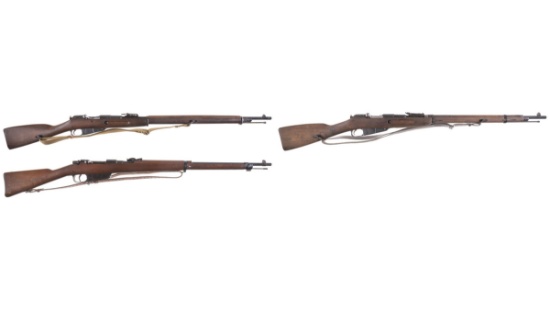 Three Military Bolt Action Rifles