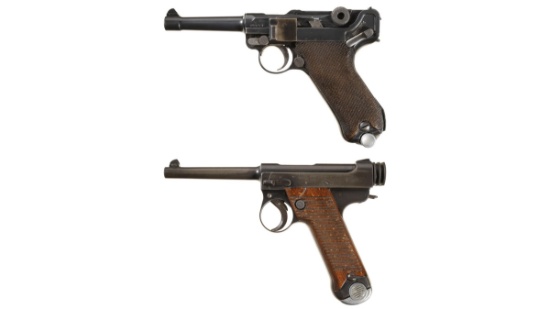 Two Military Semi-Automatic Pistols