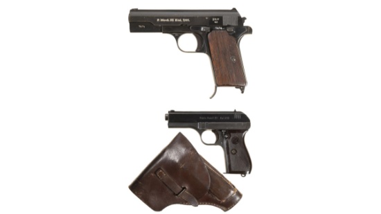 Two German Occupation Semi-Automatic Pistols
