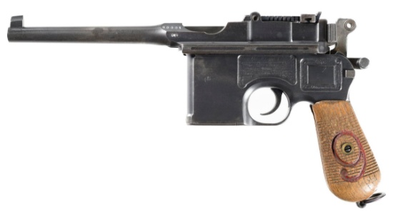 Mauser Model 1896 "Red Nine" Broomhandle Semi-Automatic Pistol