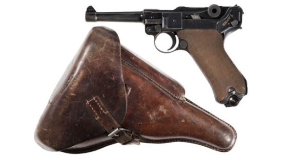 Mauser "42/byf" Code P.08 Luger Semi-Automatic Pistol