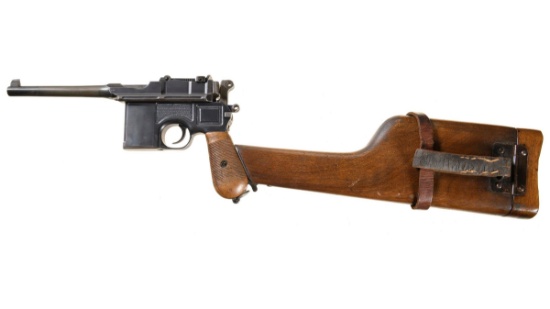 Mauser Model 1896 Broomhandle with Matching Shoulder Stock