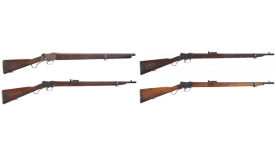 Four Martini Single Shot Long Guns
