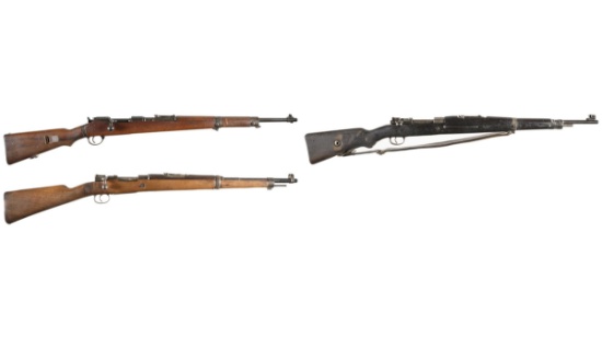 Three European Military Bolt Action Rifles