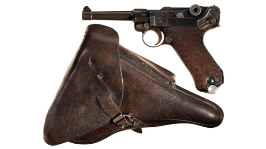 Mauser "S/42" Code "G" Date Luger Pistol with Holster