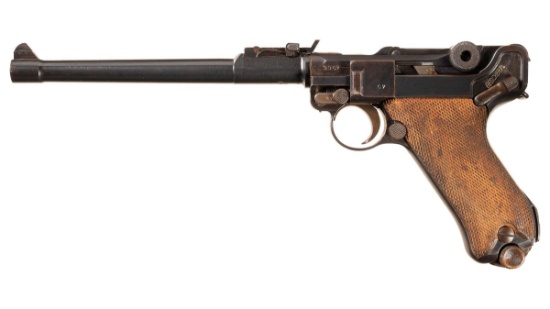 DWM "1917" Dated P.08 Artillery Luger Semi-Automatic Pistol