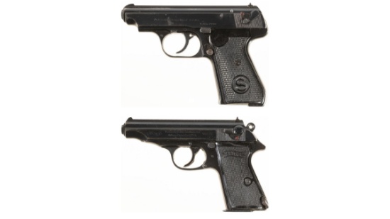 Two German Police Marked Semi-Automatic Pistols
