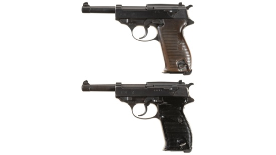 Two Mauser P.38 Semi-Automatic Pistols