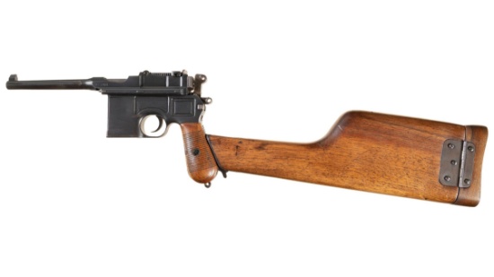 Mauser 1920 Rework Model 1896 Broomhandle Pistol