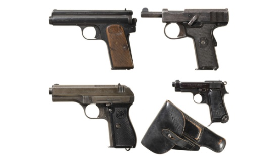 Four Semi-Automatic Pistols