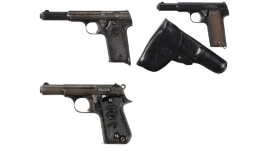 Three Astra Semi-Automatic Pistols