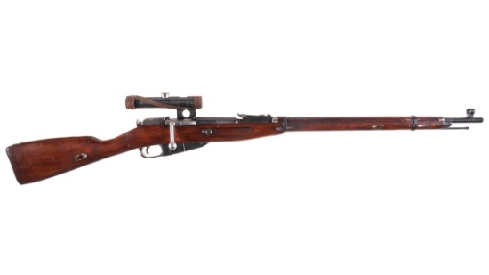 Soviet Mosin Nagant 91/30 Bolt Action Sniper Rifle