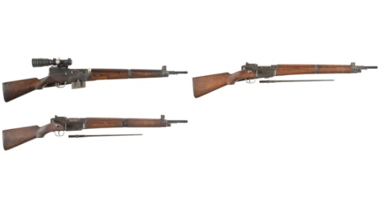 Three French Military Rifles